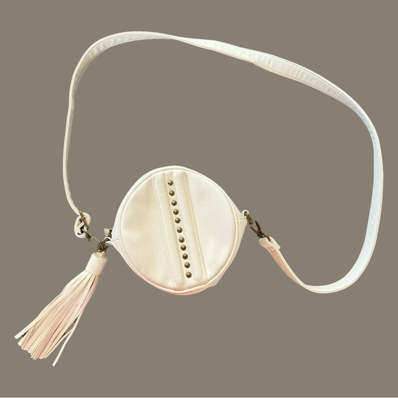STEVE MADDEN Round Crossbody with Tassel - Picture 1 of 9